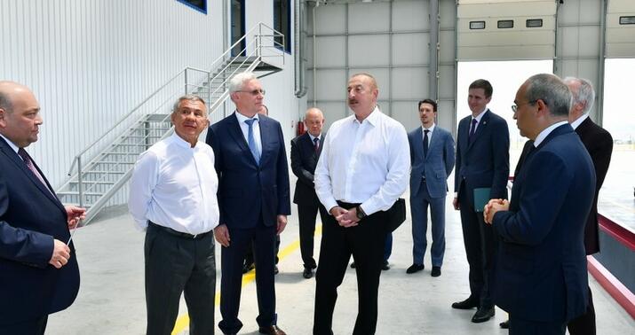 İlham Əliyev və Rüstəm Minnixanov Cəbrayılda açılışda iştirak etdi -