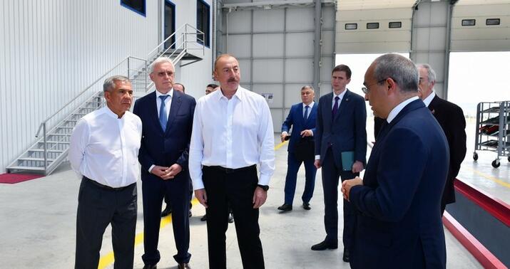 Azərbaycan və Tatarıstan liderləri Zəngilandan Bakıya yola düşdü