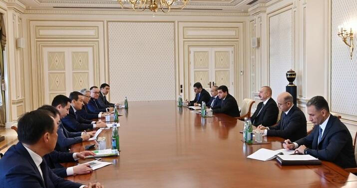 İlham Əliyev Qazaxıstanın Baş nazirini qəbul etdi -