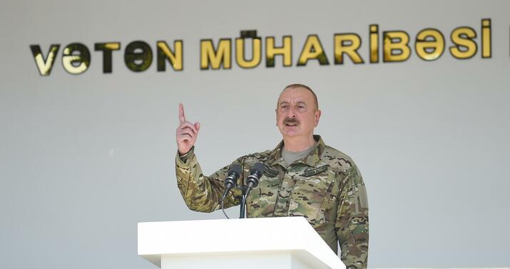 Prezident “Laçın” sərhəd-buraxılış məntəqəsindən danışdı