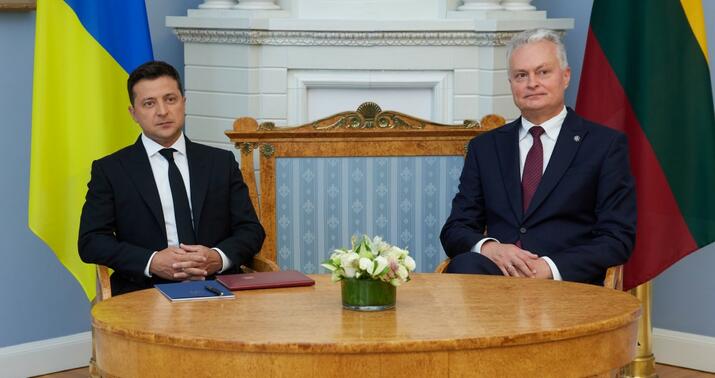 Litva prezidenti Kiyevə getdi -