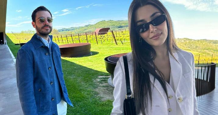 Hande Erçel sevgilisi ilə İtaliyada... -