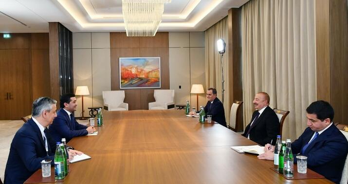 İlham Əliyev Baxtiyor Saidovu qəbul etdi