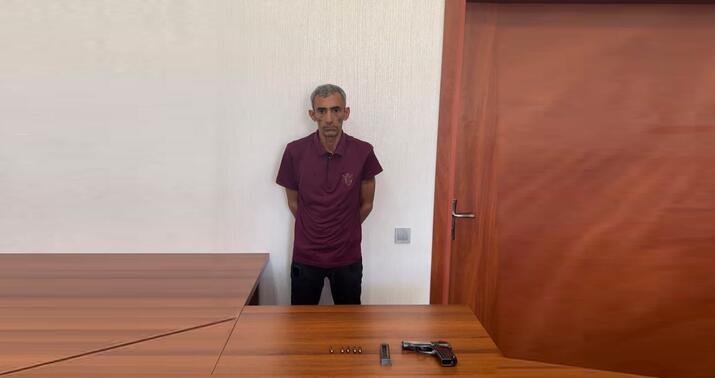 Novxanıda “Makarov” satmaq istəyən şəxs tutuldu