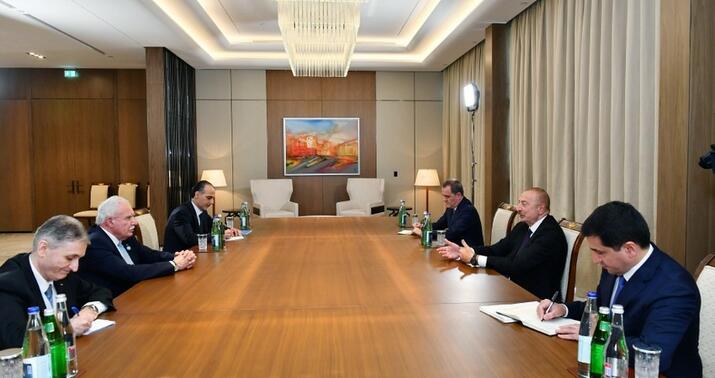 Prezident Fələstinin xarici işlər nazirini qəbul etdi