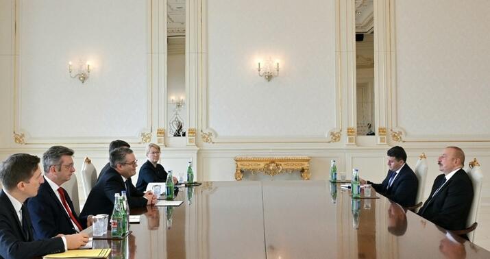 İlham Əliyev Tobias Lindneri qəbul etdi -