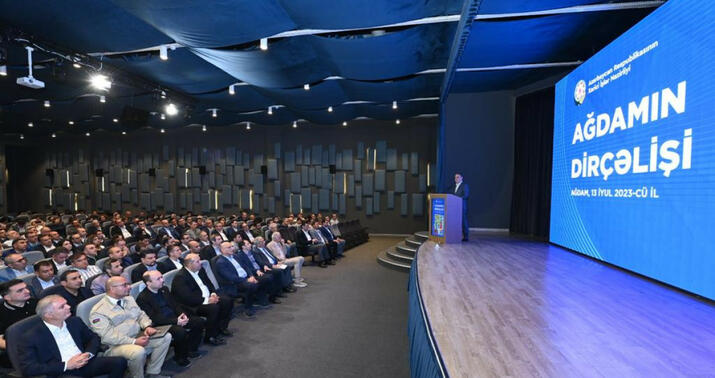 Diplomatlar "Ağdamın dirçəlişi"ndə -