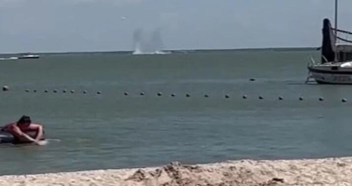 Rusiyada "Su-25" dənizə düşdü