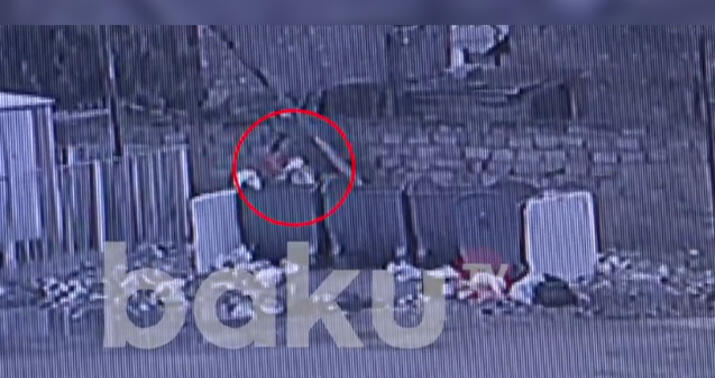 Ana 15 günlük körpəsini zibilliyə belə atdı -