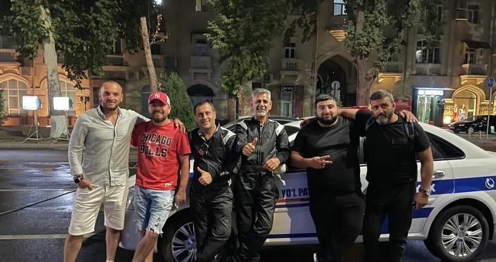 Azərbaycanlı kaskadyor özbək filmində -