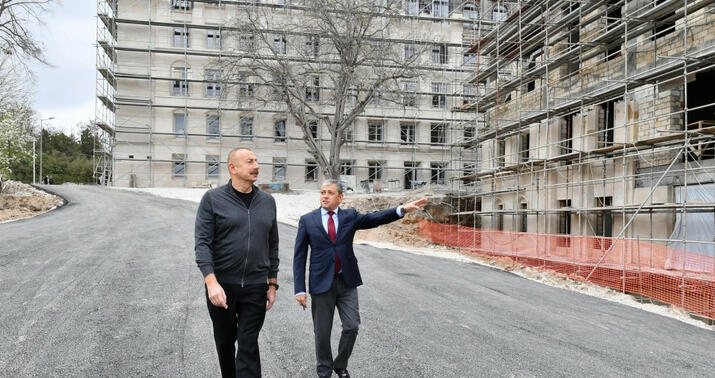 İlham Əliyev Daşaltıda görüləcək işlərlə tanış oldu