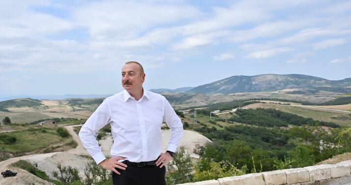 İlham Əliyev Xocalıda -