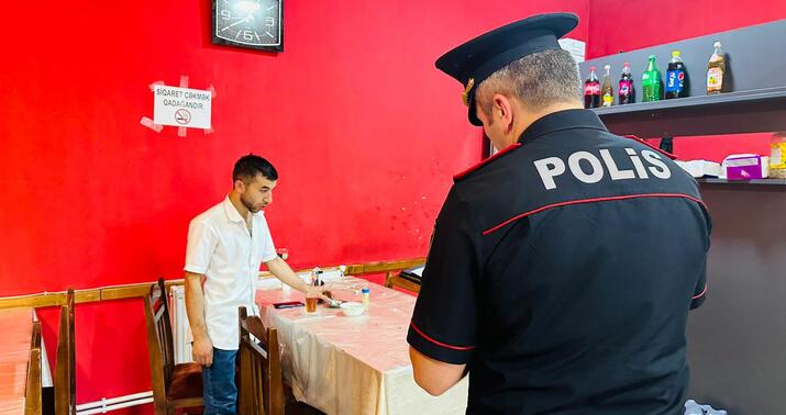 Qapalı məkanda siqaret çəkənlər məsuliyyətə cəlb edildi –