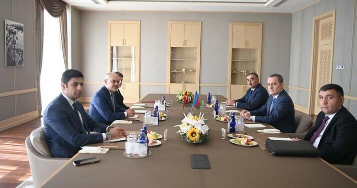 Ceyhun Bayramov Ərdoğanın baş müşaviri ilə görüşdü -