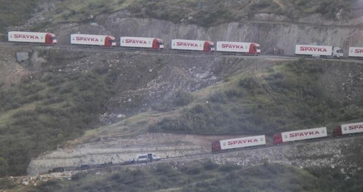 “Laçın” postunda Ermənistanın “humanitar yük” daşıyan avtomobillərinin sayı artdı