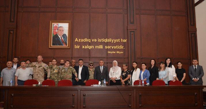 Abşeronda şəhid ailələri və qazilərlə növbəti görüş keçirildi -