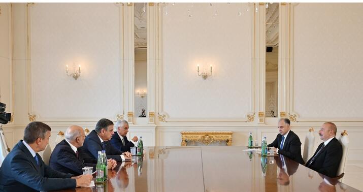 İlham Əliyev Bononu qəbul etdi