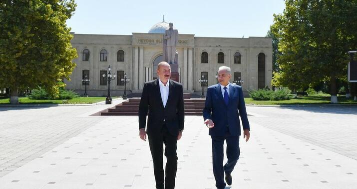 İlham Əliyev Samuxa getdi
