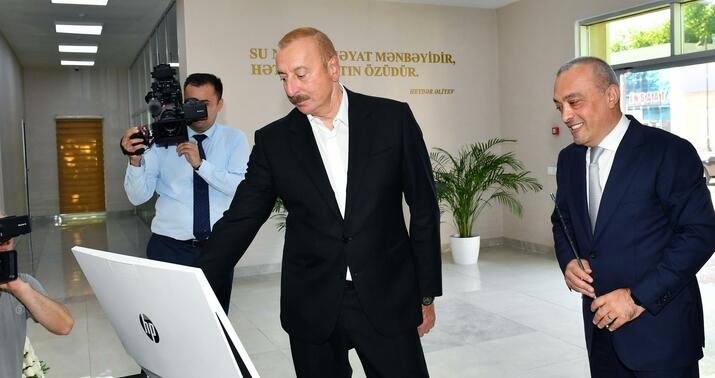 Qazaxın su və kanalizasiya sistemləri istismara verildi -