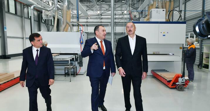 Qazaxda mebel fabrikinin açılışı oldu -