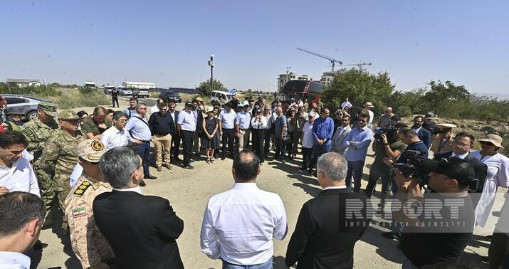 Xarici diplomatların Ağdama səfəri başa çatdı