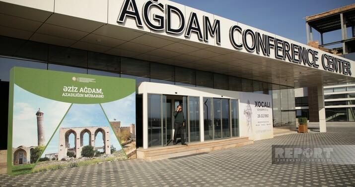 Xarici diplomatlar Ağdam Konfrans Mərkəzində oldu