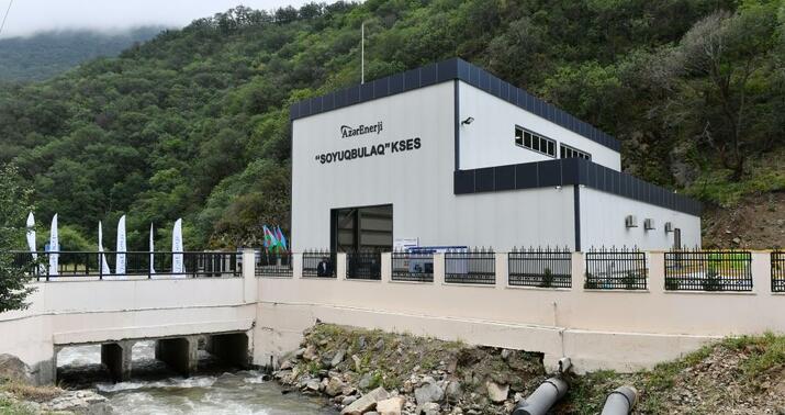 “Soyuqbulaq” KSES-də indiyədək 42 milyon kilovat saat elektrik enerjisi istehsal edilib