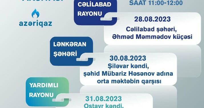 3 rayonda “Azəriqaz”ın “Açıq mikrofon” aksiyası olacaq