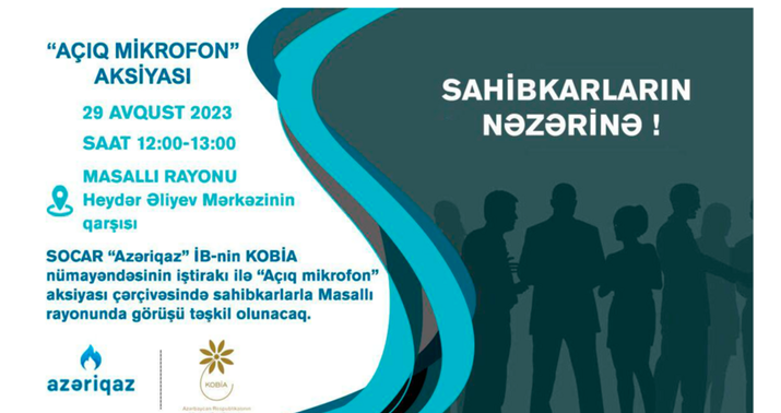 Sahibkarlarla növbəti görüş Masallıda keçiriləcək