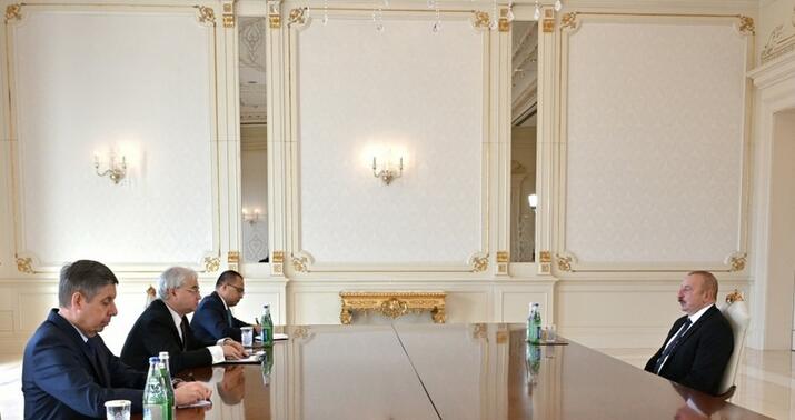 İlham Əliyev Rusiyadan gələn xüsusi nümayəndəni qəbul etdi