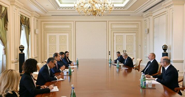 İlham Əliyev Yurgen Riqterinki qəbul etdi -