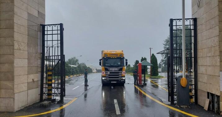 Rusiyanın ermənilər üçün göndərdiyi TIR Ağdam istiqamətində hərəkət edir