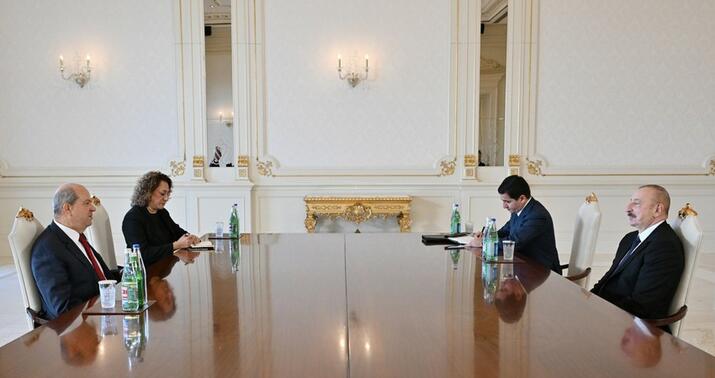 İlham Əliyev Ersin Tatarı qəbul etdi -