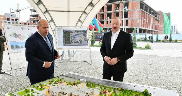 Füzulidə 240 yerlik uşaq bağçasının təməli qoyuldu -