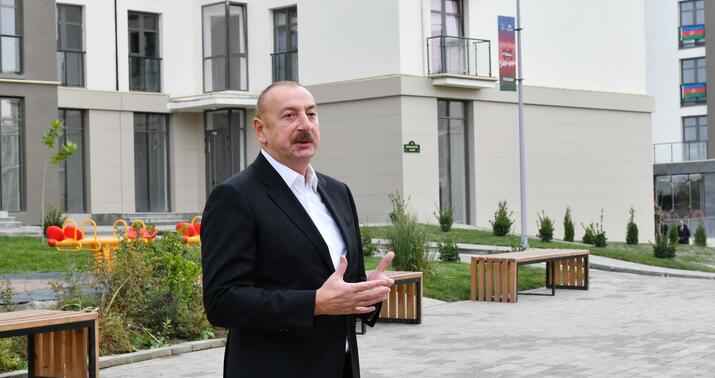 Prezident açılışda iştirak etdi