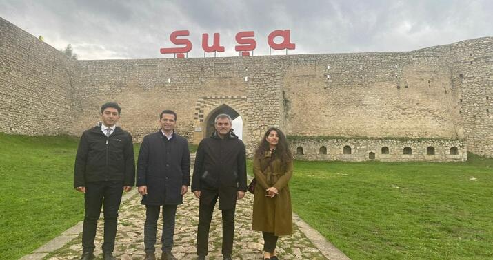 TBMM-in nümayəndə heyəti Şuşaya səfər etdi