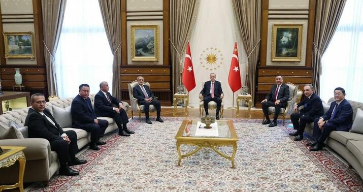 Türkiyə prezidenti Kamran Əliyevi qəbul etdi