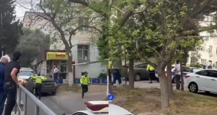 Bakıda “Prius”u polislərin üstünə sürən şəxsə hökm oxundu