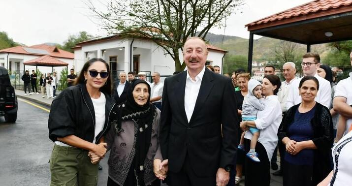 Evlərinə qayıdan Füzuli və Zabux sakinlərinin sevincli anları -