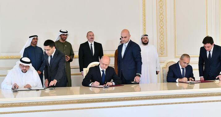 Azərbaycanla “Masdar” şirkəti arasında sənədlər imzalanıdı