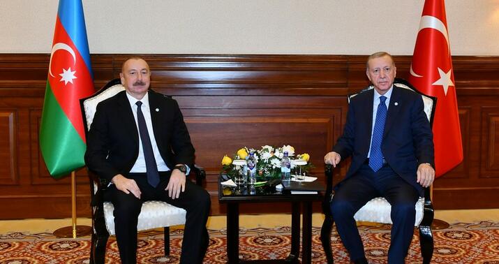 İlham Əliyev və Ərdoğan arasında görüş başa çatdı -