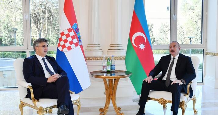 Əliyevin Plenkoviçlə təkbətək görüşü başa çatdı -