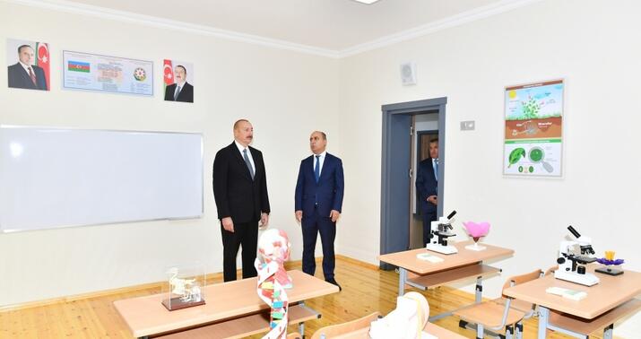 Şuşada 1 nömrəli tam orta məktəbin açılışı oldu