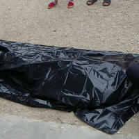 Ağdaşda həyətdə kişi meyiti aşkarlandı