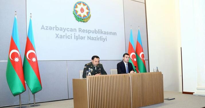 XİN-də Ermənistanın növbəti hərbi cinayət planları ilə bağlı brifinq keçirildi