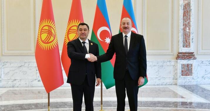 İlham Əliyev Qırğızıstan Prezidenti ilə görüşdü -