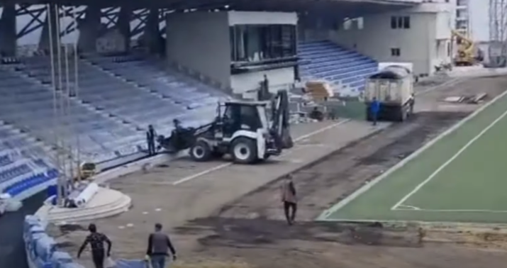 Xankəndi stadionundan ən son görüntülər -