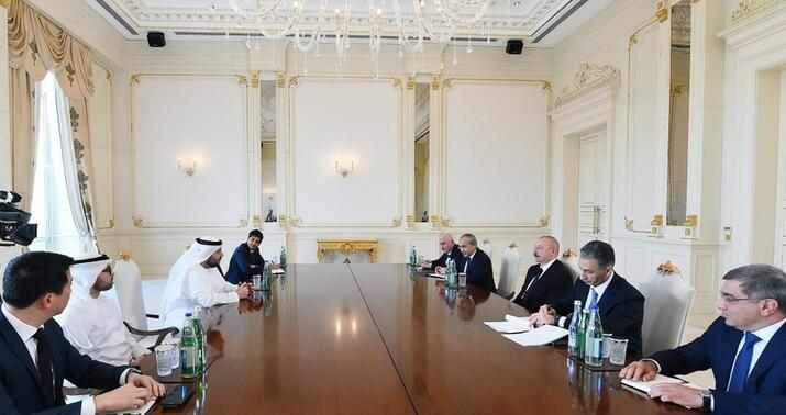 Prezident BƏƏ-nin investisiya nazirini qəbul etdi -