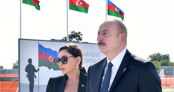 Prezident və birinci xanım Şuşakəndə baxış keçirdi