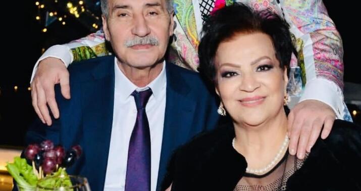 Afaq Bəşirqızı həyat yoldaşı ilə birlikdə... -